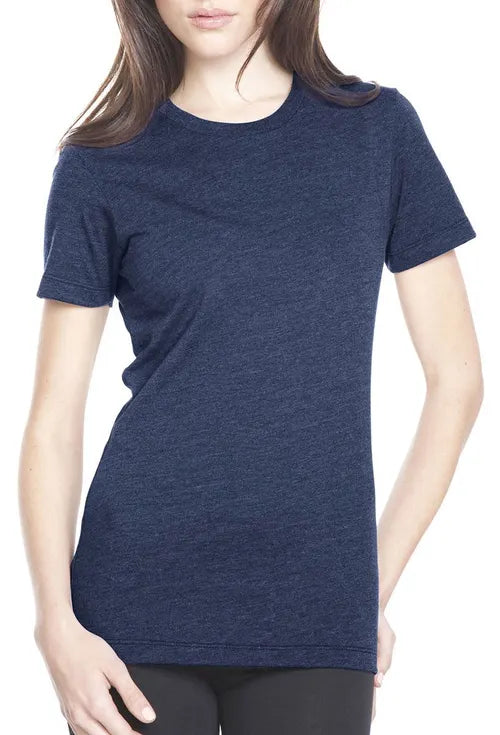 Ladies Fine Jersey Ringer Tee