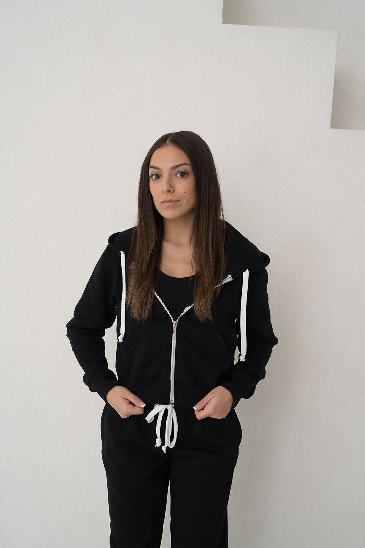 Unisex Metal Full Zip Hoodie