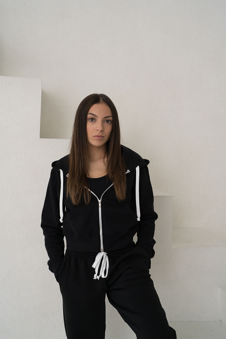 Unisex Metal Full Zip Hoodie