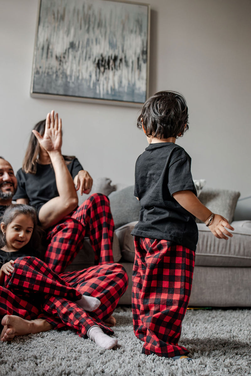 Youth Buffalo Plaid Pant with Cuff